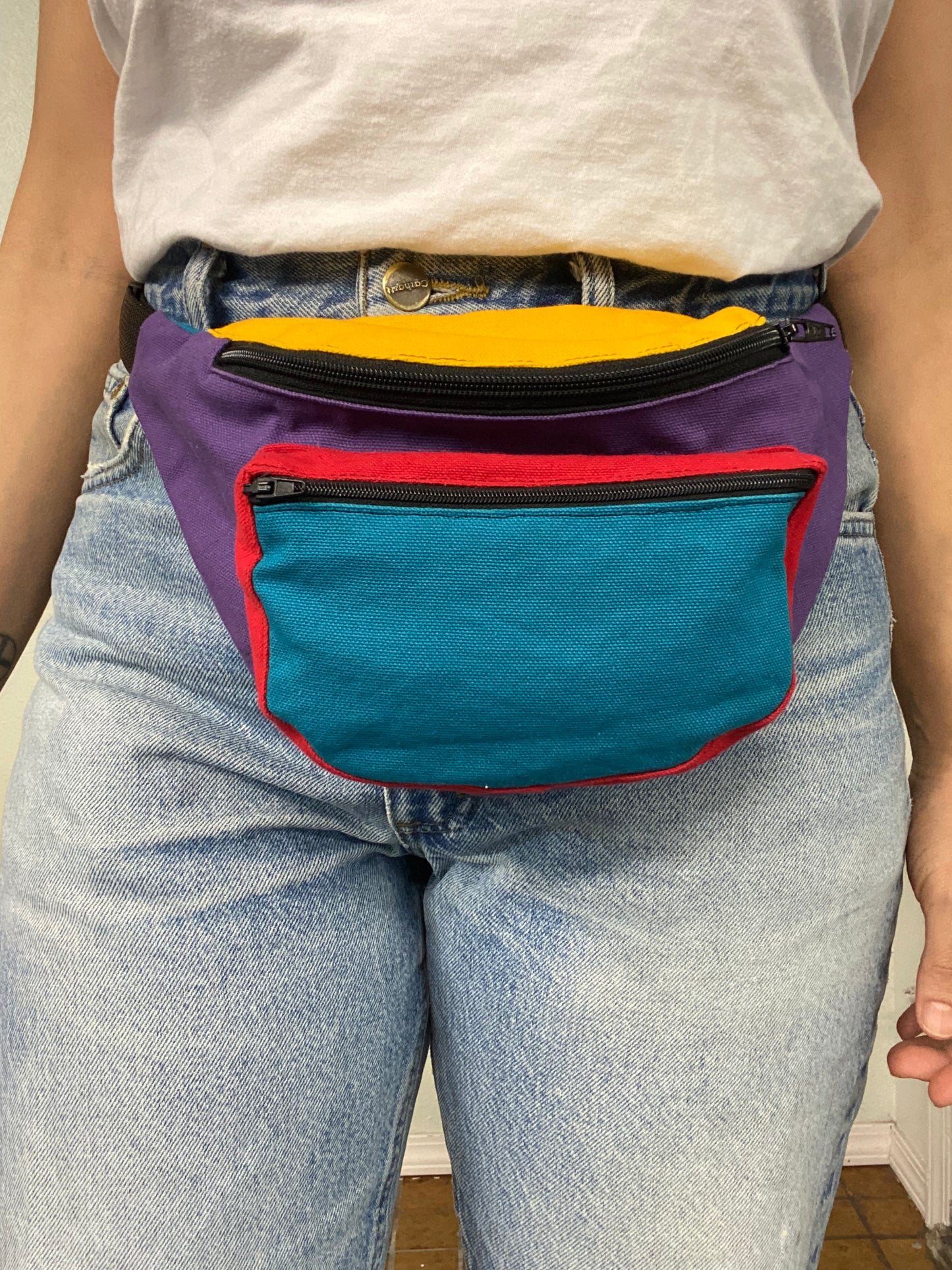 Colorful fanny packs shop